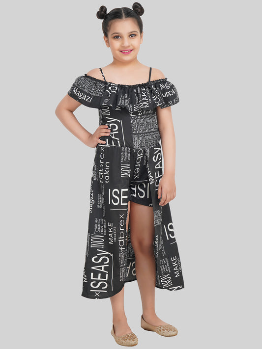 Girls Fit & Flare Midi Dress