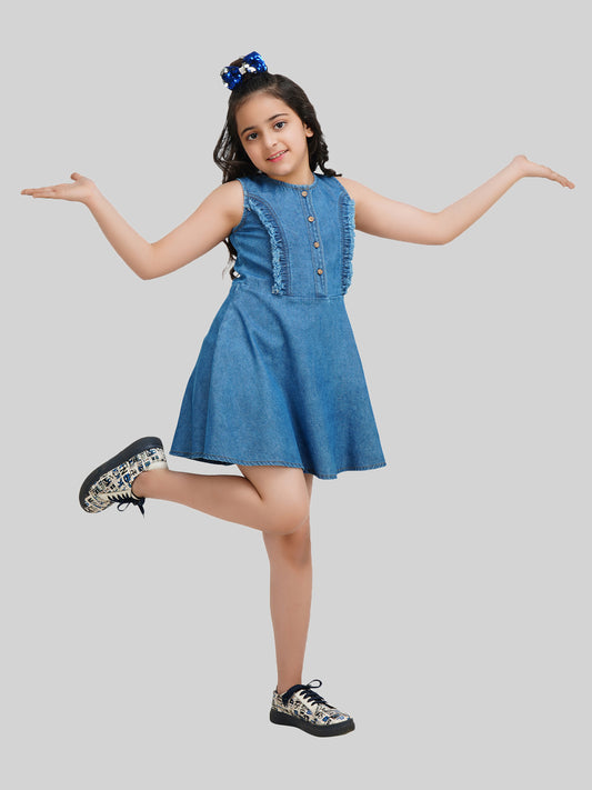 Denim A-Line Dress