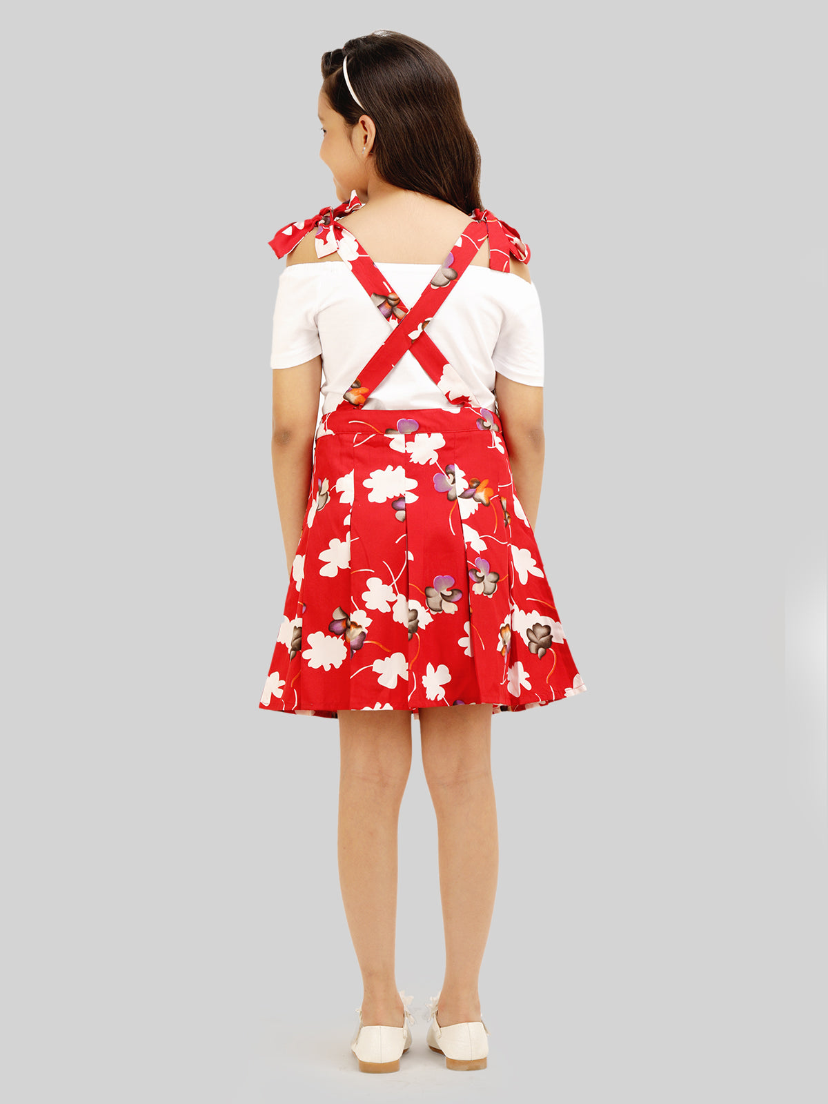 Girls Printed Top & Skirt Co-Ord Set