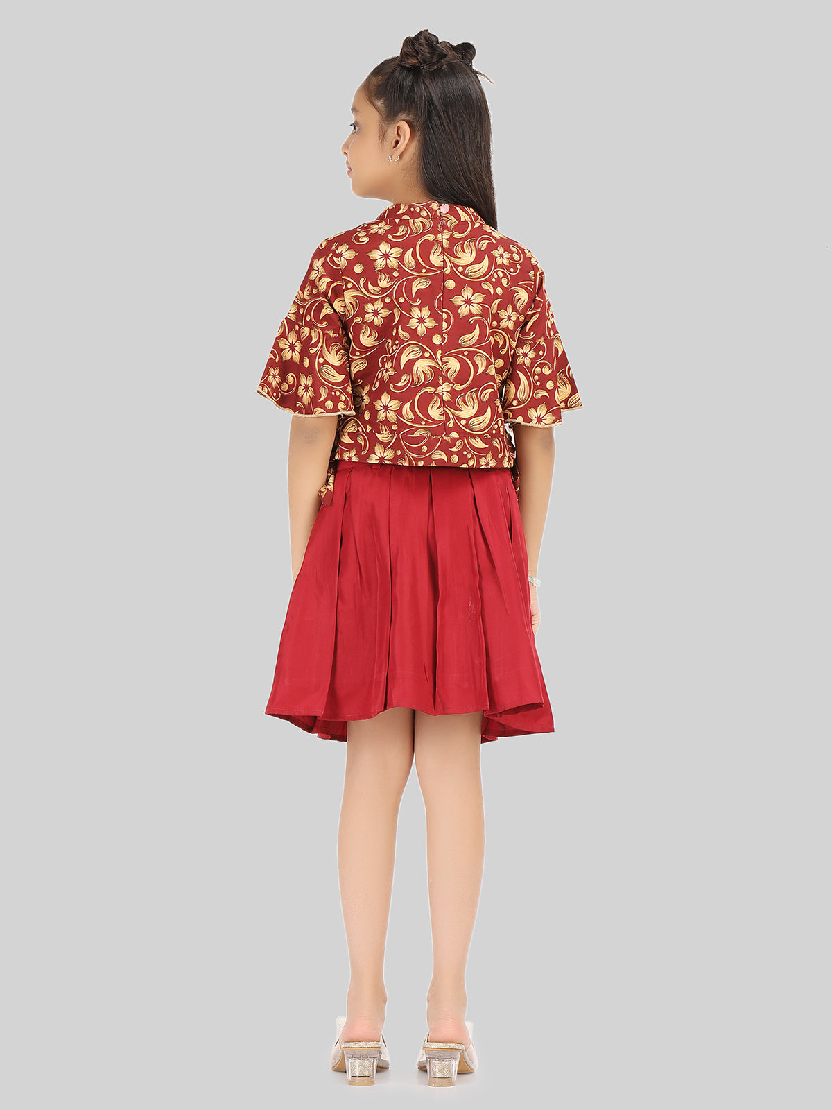 Being Naughty Girl Printed Top & Skirt Co-Ords
