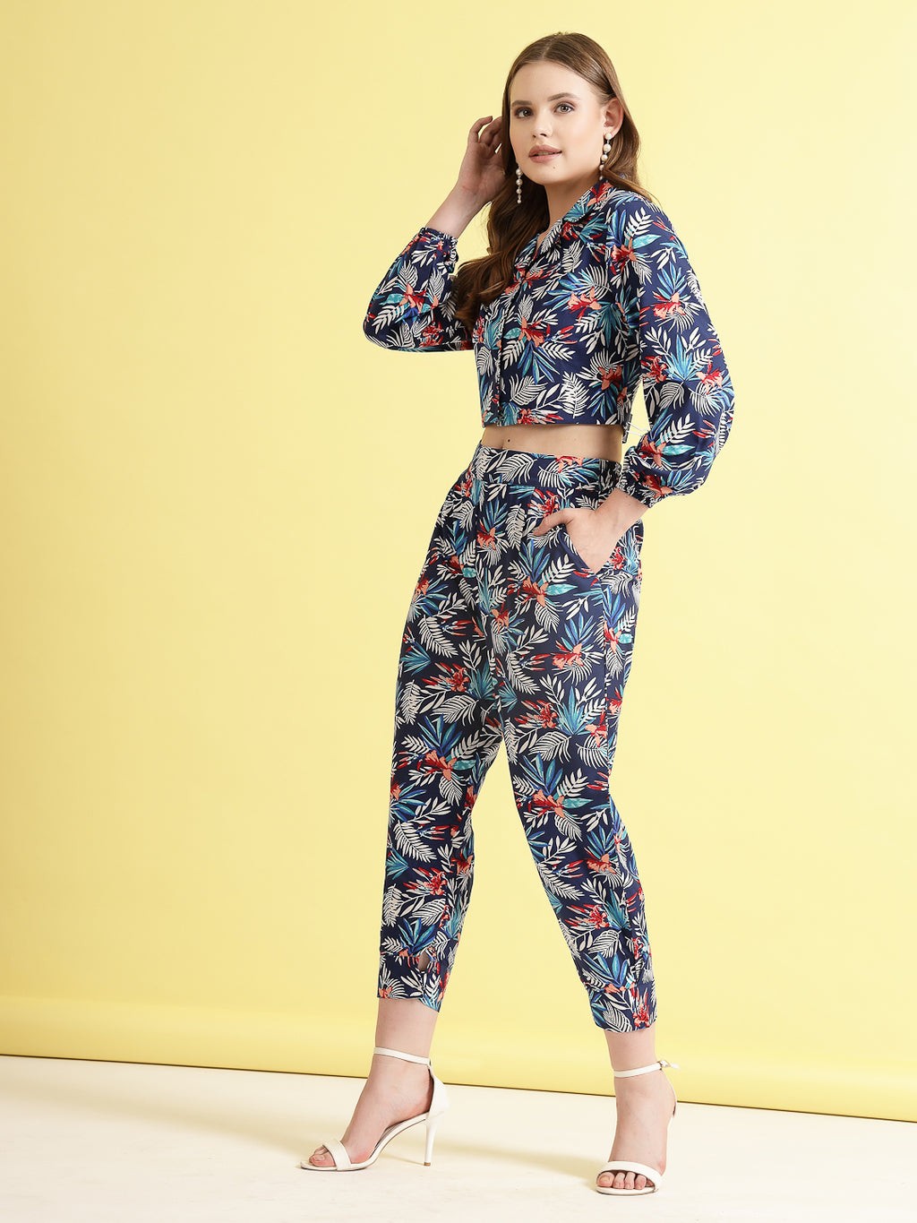 Being Naughty Printed Top & Trouser