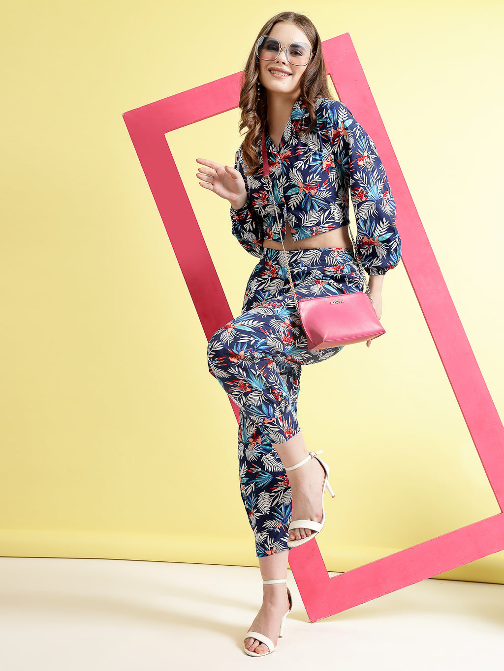 Being Naughty Printed Top & Trouser