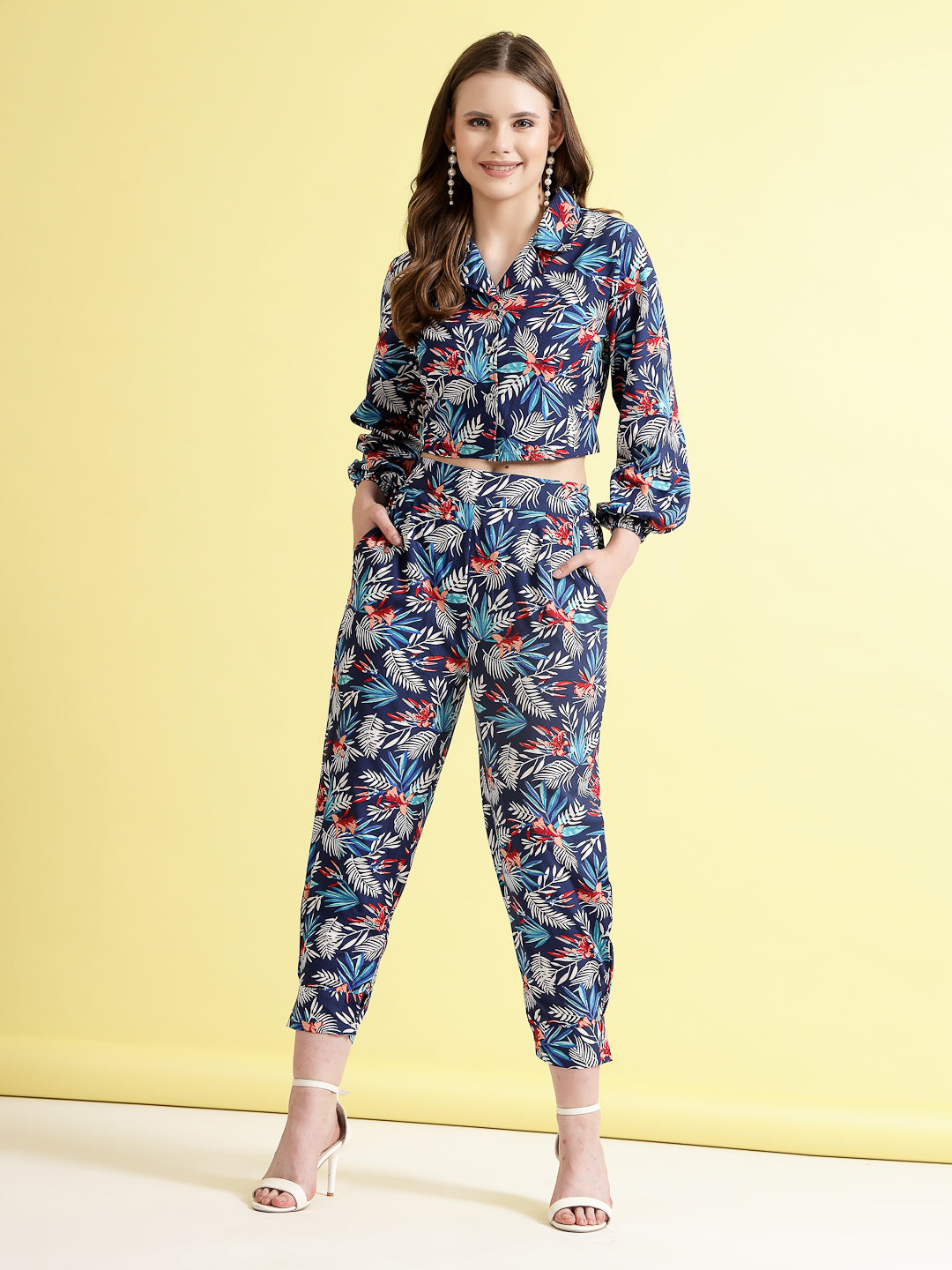 Being Naughty Printed Top & Trouser
