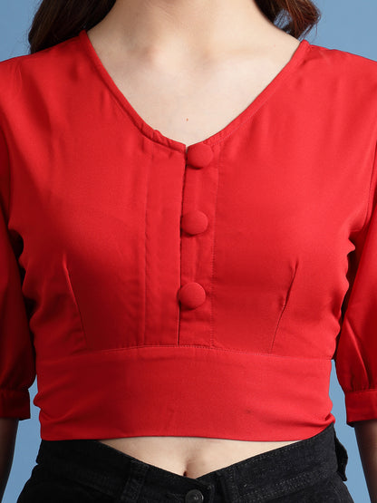 Women’s Solid Scoop Neck Top