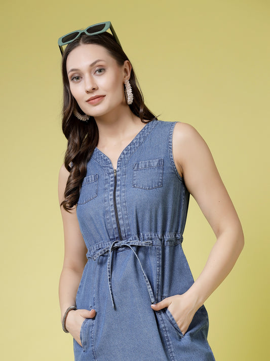 Cotton Fit & Flare Dress