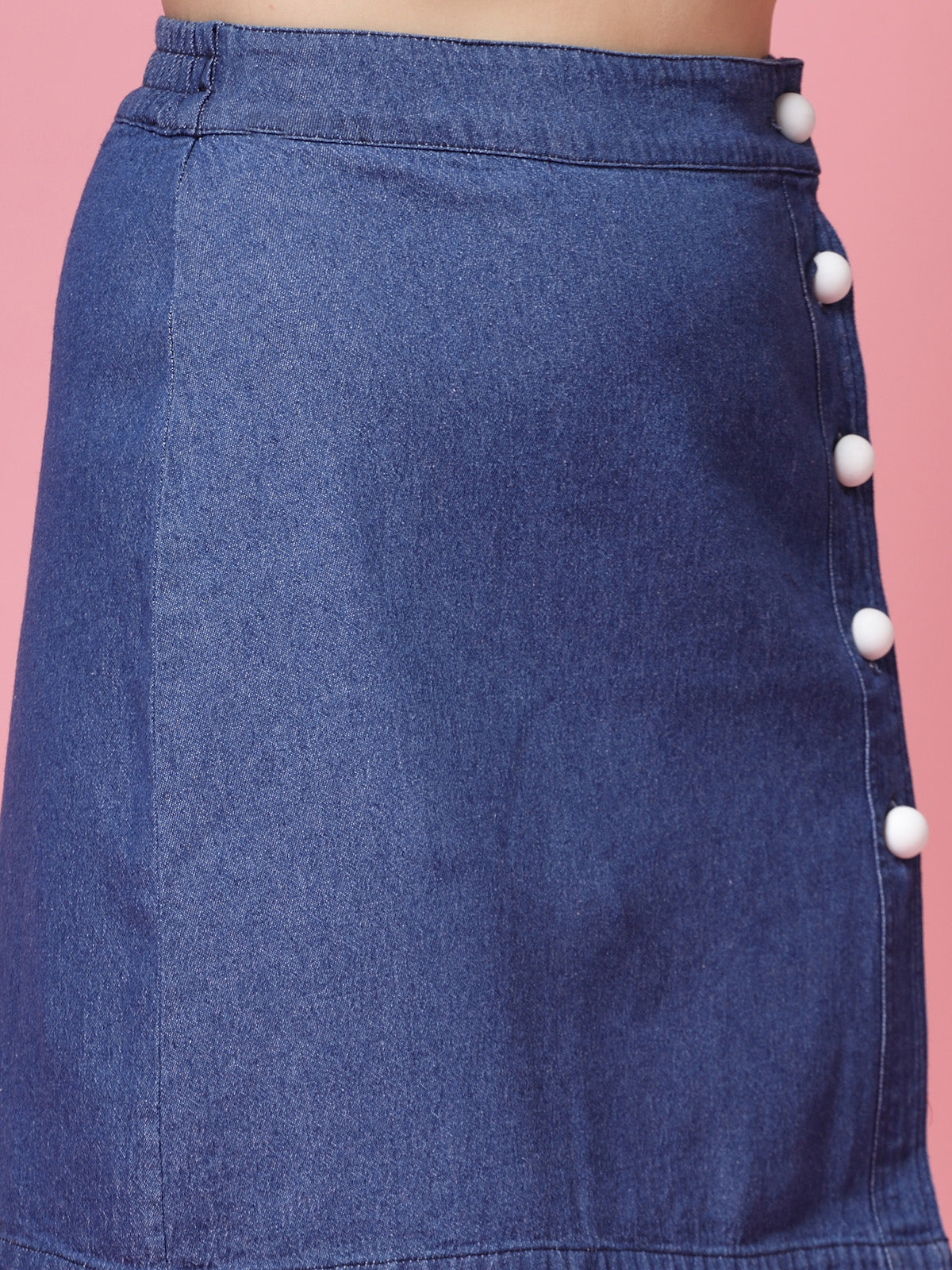 Women’s Pure Cotton Shirt With Skirt