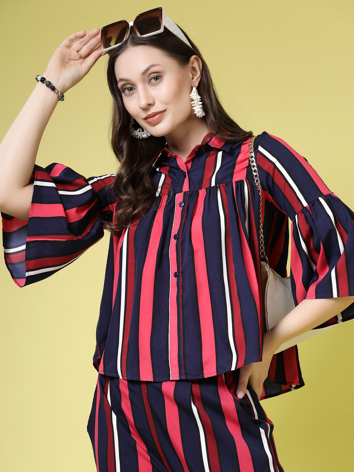 Women’s Striped Top & Trouser