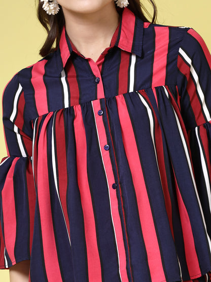 Women’s Striped Top & Trouser