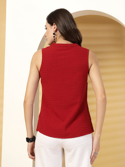 Women’s Self Design A-Line Top