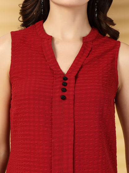 Women’s Self Design A-Line Top