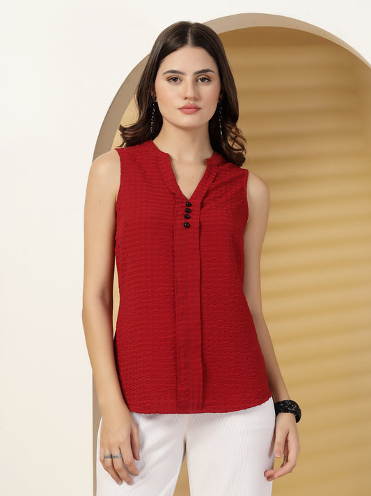 Women’s Self Design A-Line Top