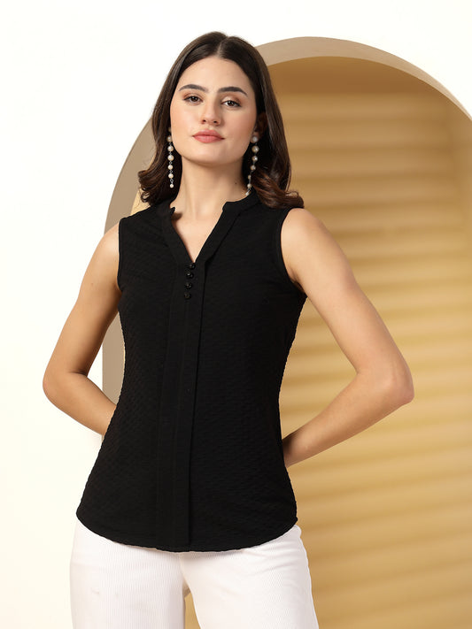 Women’s Cotton V-Neck Top