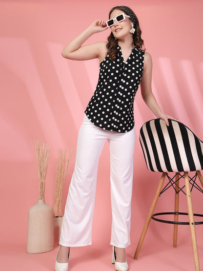 Women’s Polka Dot Printed Top