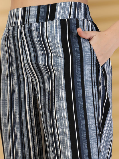 Striped Capris | Being Naughty