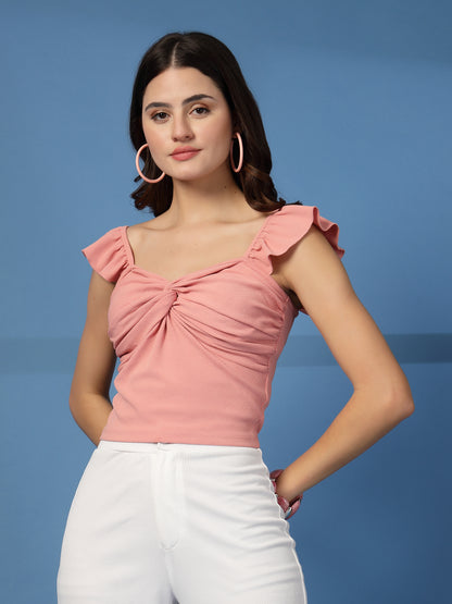 Women’s Sweetheart Neck Crop Top