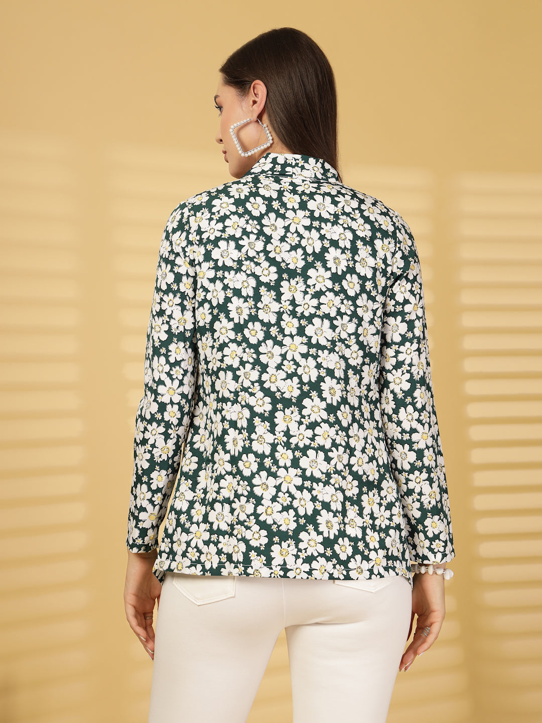 Women’s Floral Printed Blazer With Top