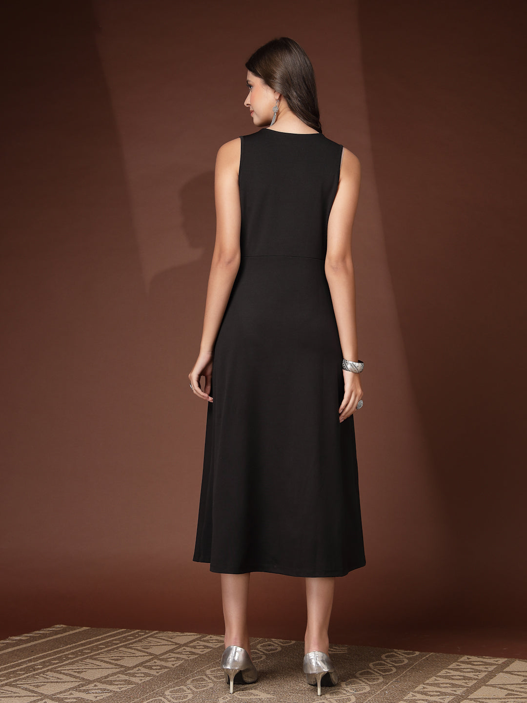 Women’s Organic Cotton A-Line Midi Dress