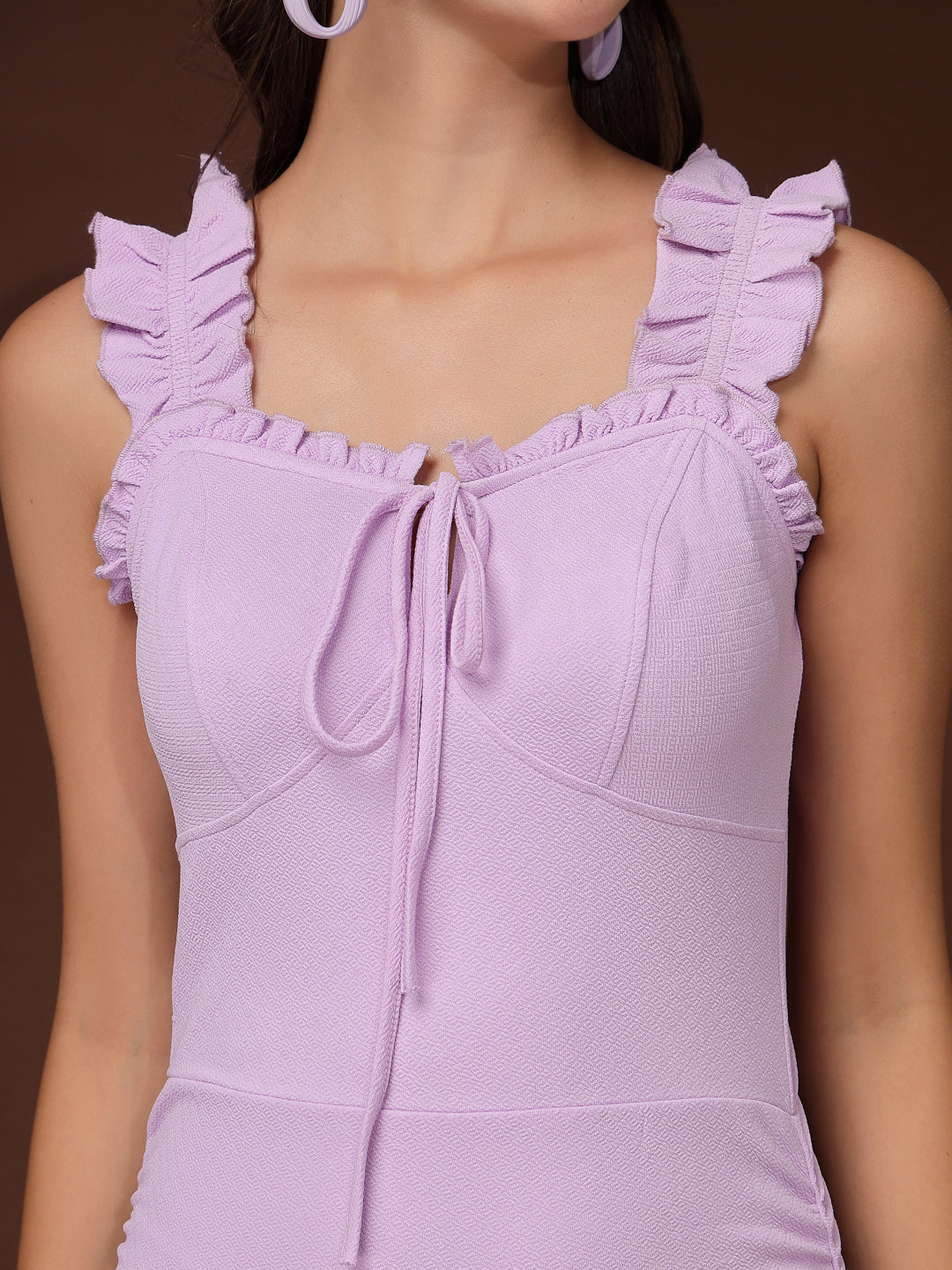 Women’s Ruffled Bodycon Dress