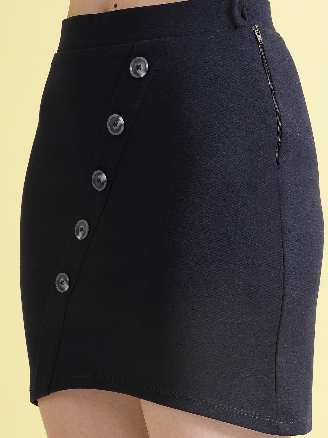 Women’s Solid A-Line Mini Skirt