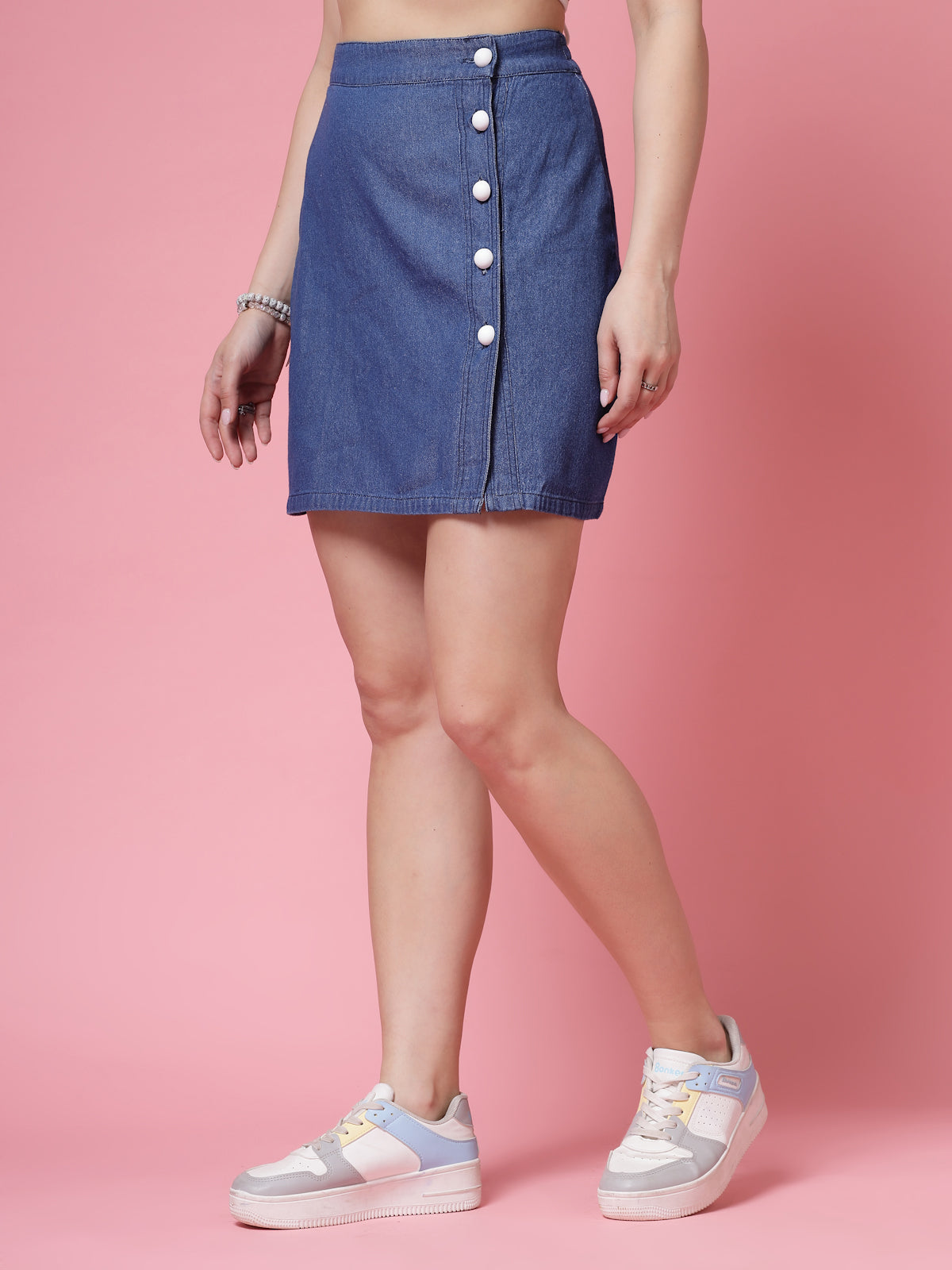 Women’s A-Line Above Knee Length Skirt