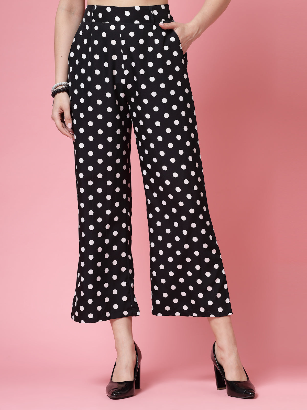 Women’s Polka Dot Printed Palazzos