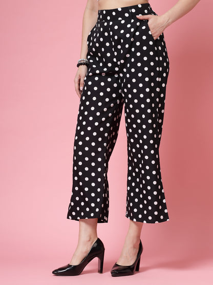 Women’s Polka Dot Printed Palazzos