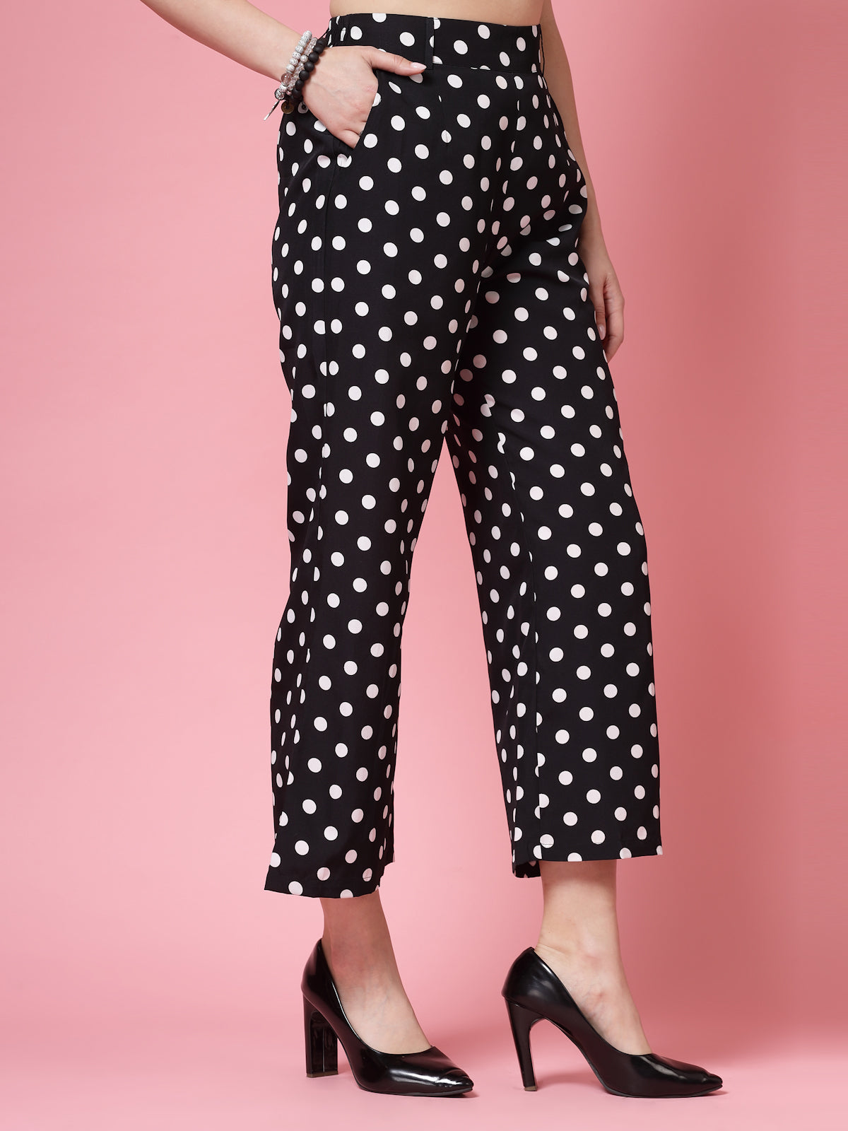 Women’s Polka Dot Printed Palazzos