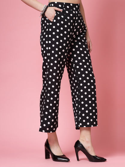 Women’s Polka Dot Printed Palazzos