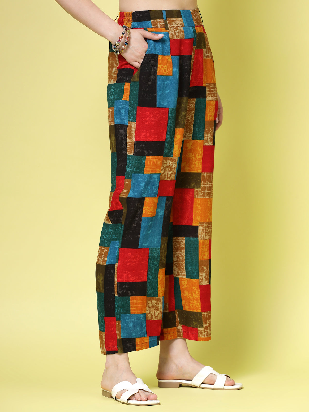 Women’s Checked Printed Palazzos
